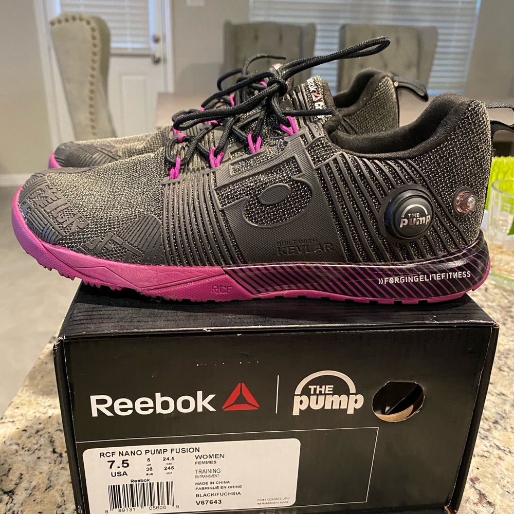 Reebok Nano pump CrossFit shoes Size 7.5